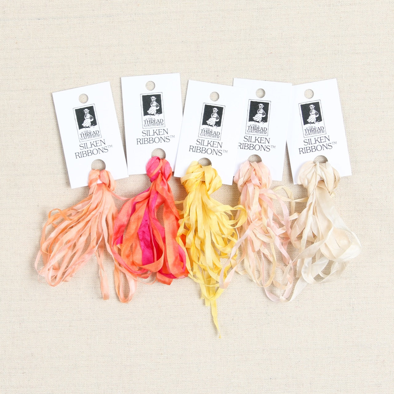 The ThreadGatherer Silk Ribbon, Old Lace 111