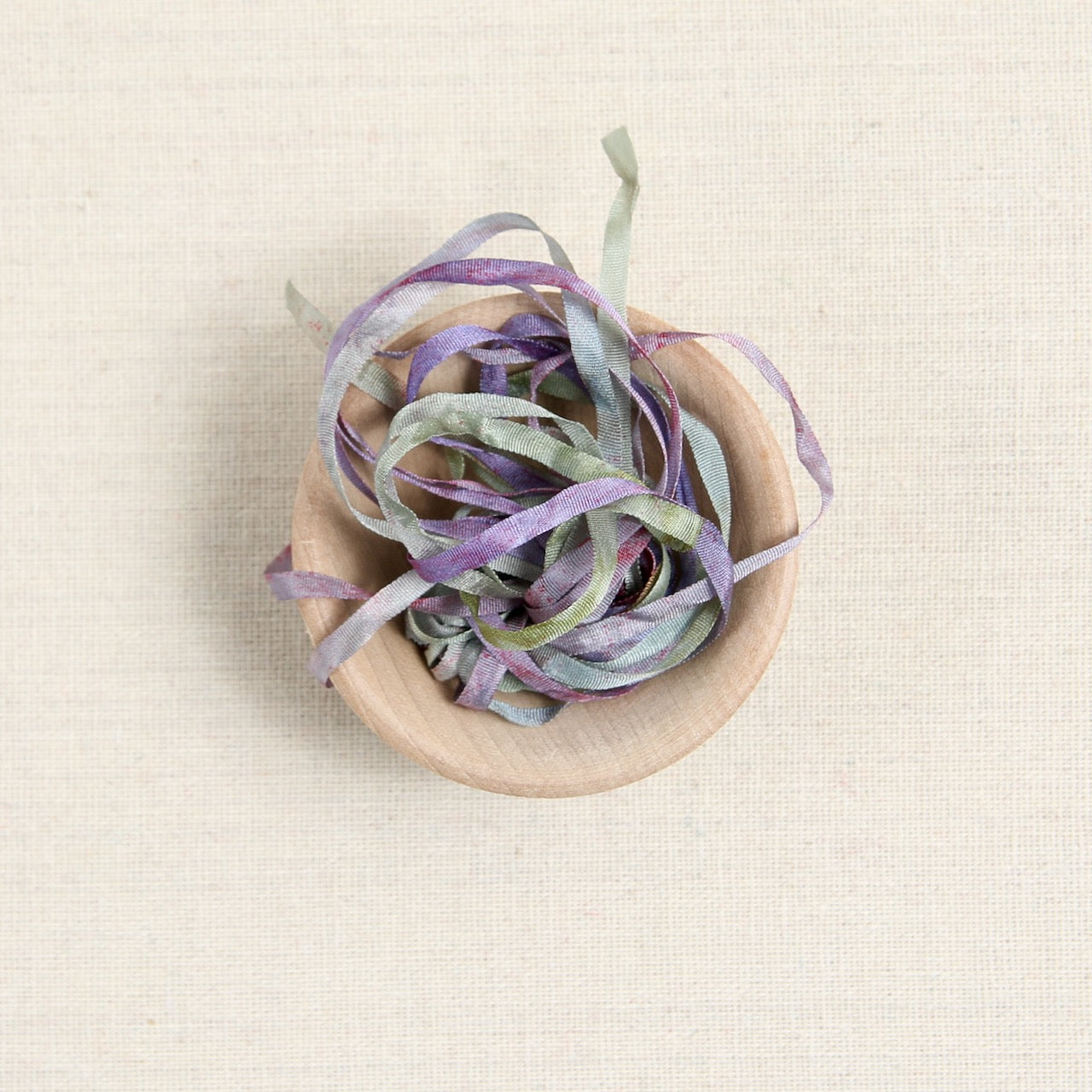 The ThreadGatherer Silk Ribbon, Wild Violets 112