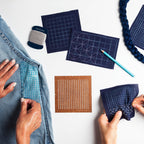 Sashiko Grid Stencil