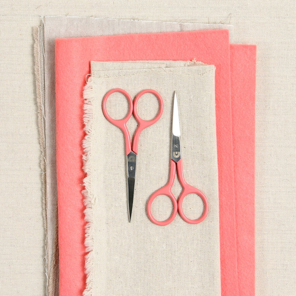 Embroidery Scissors, Coral