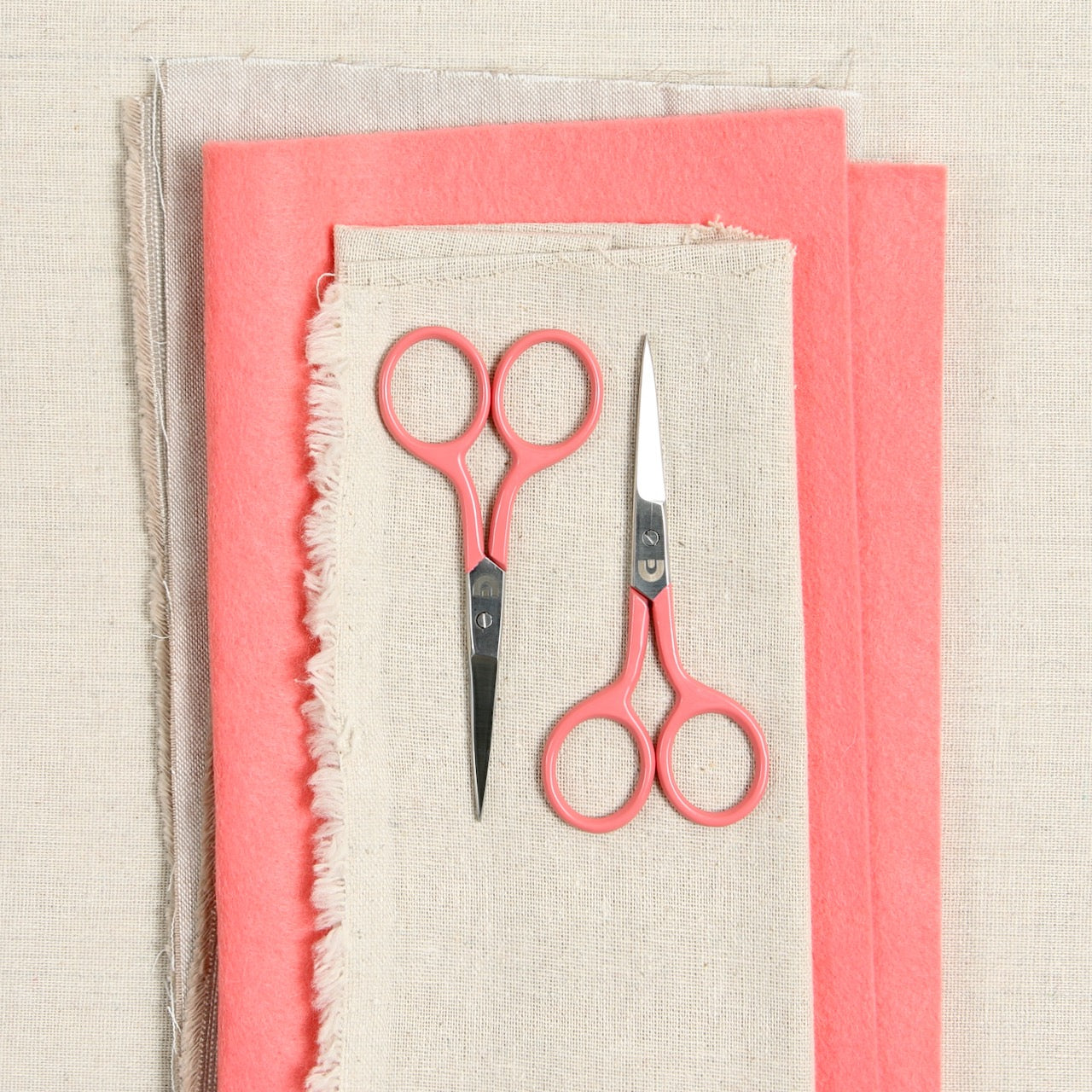Embroidery Scissors, Coral