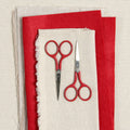 Embroidery Scissors, Red