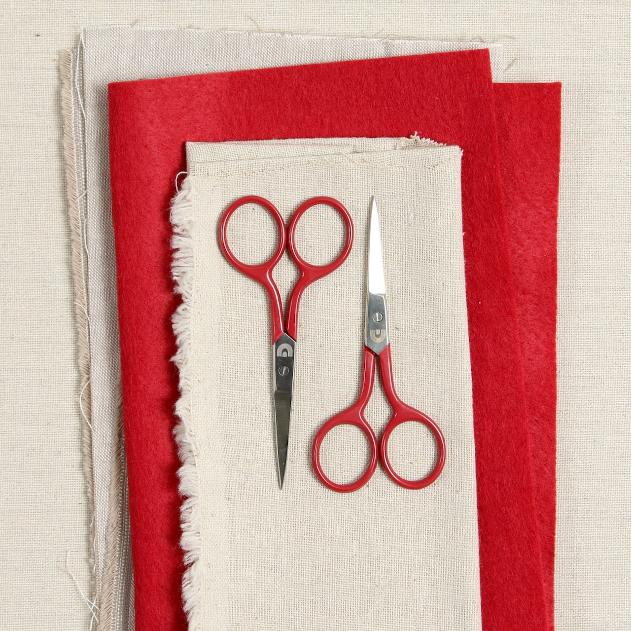 Embroidery Scissors, Red