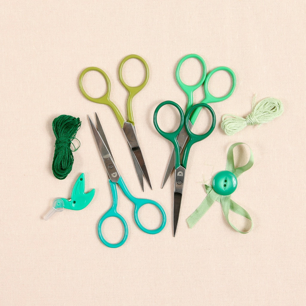 Embroidery Scissors, Teal