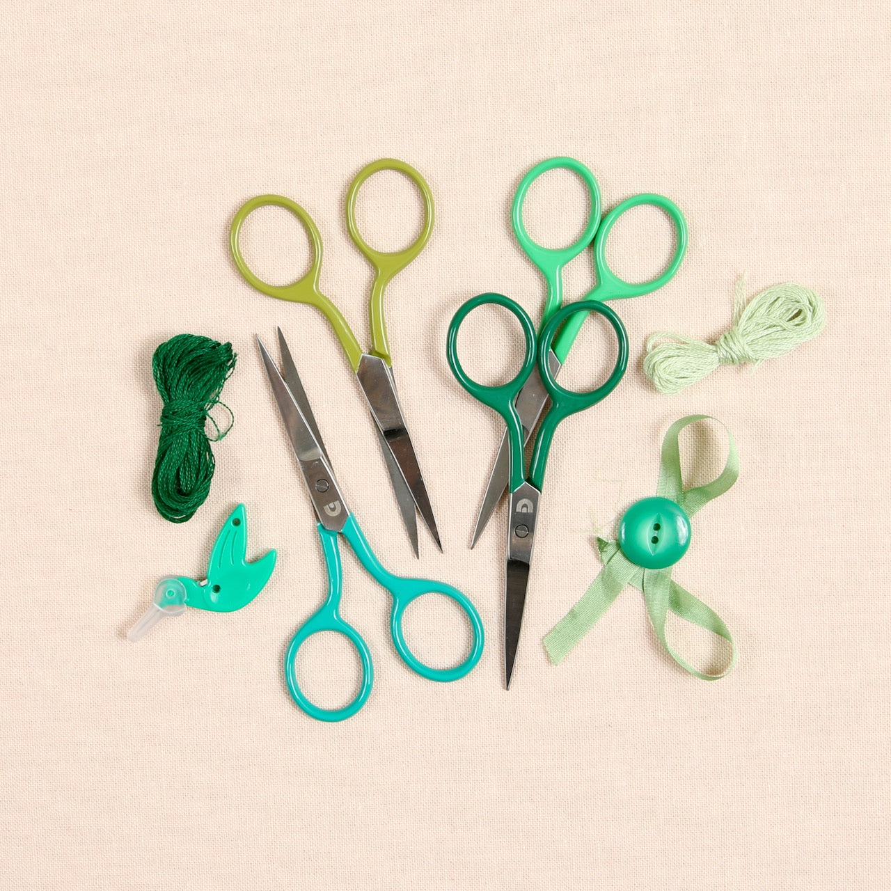 Embroidery Scissors, Teal
