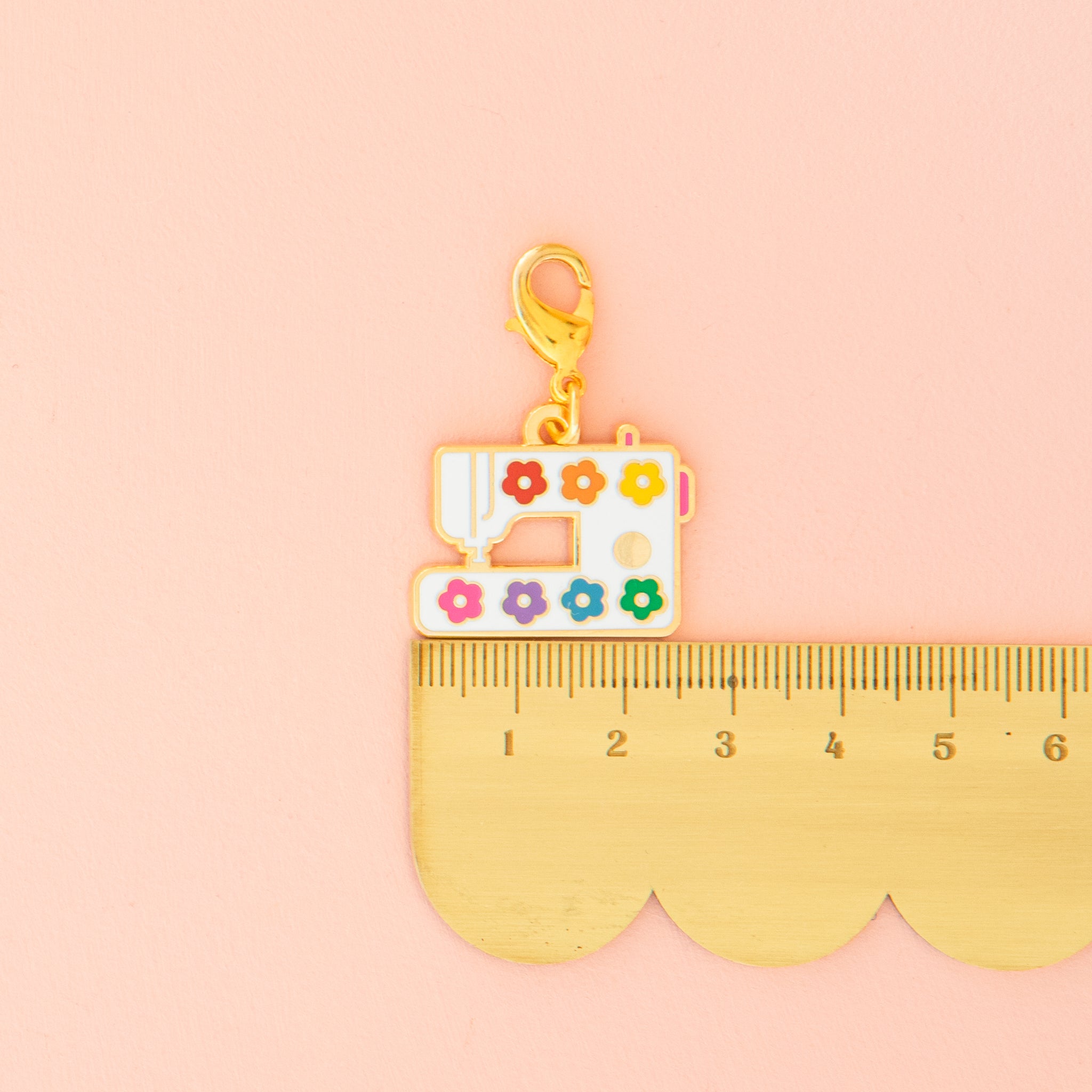 Sewing Machine, Zipper Charm