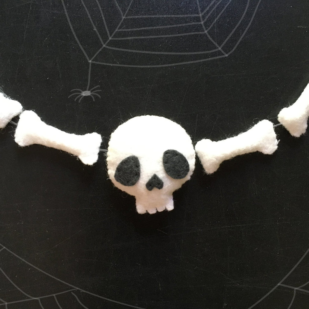 Skelly and Spidey felt pattern