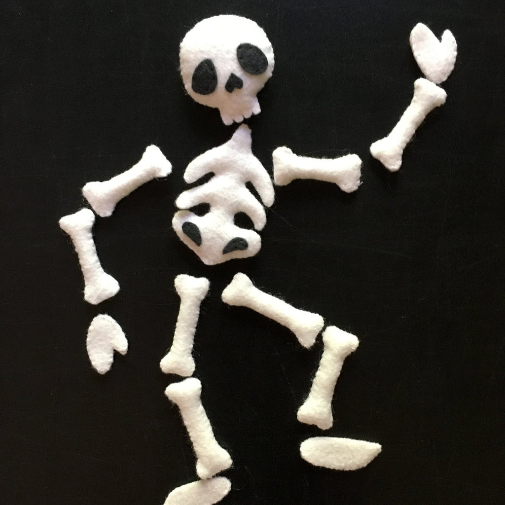 Skelly and Spidey felt pattern