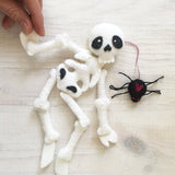 Skelly and Spidey felt pattern