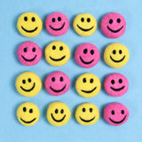 Smiley Face, Foxglove Pink