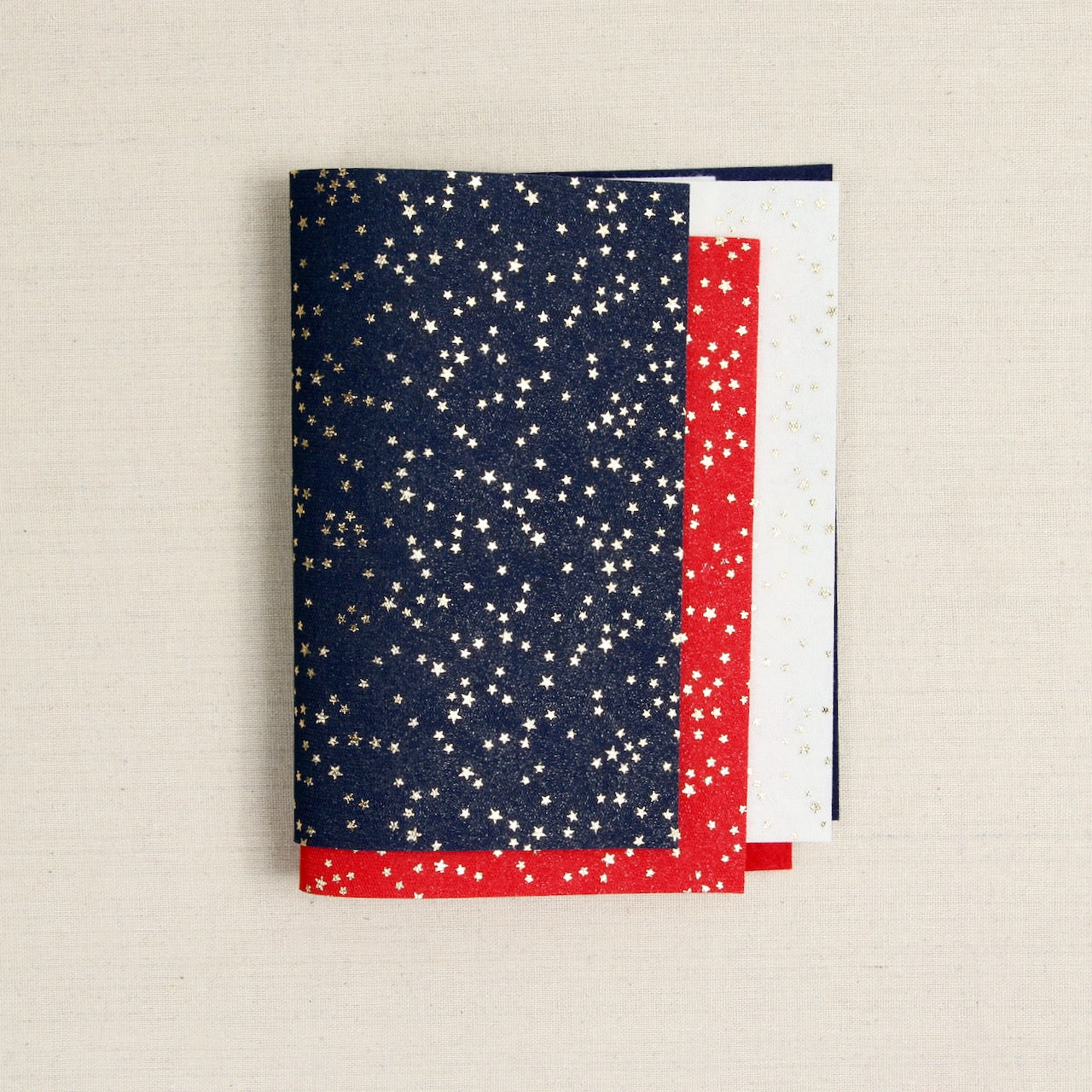 Star Tulle Felt, White