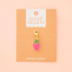 Strawberry, Zipper Charm