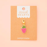 Strawberry, Zipper Charm