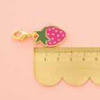Strawberry, Zipper Charm