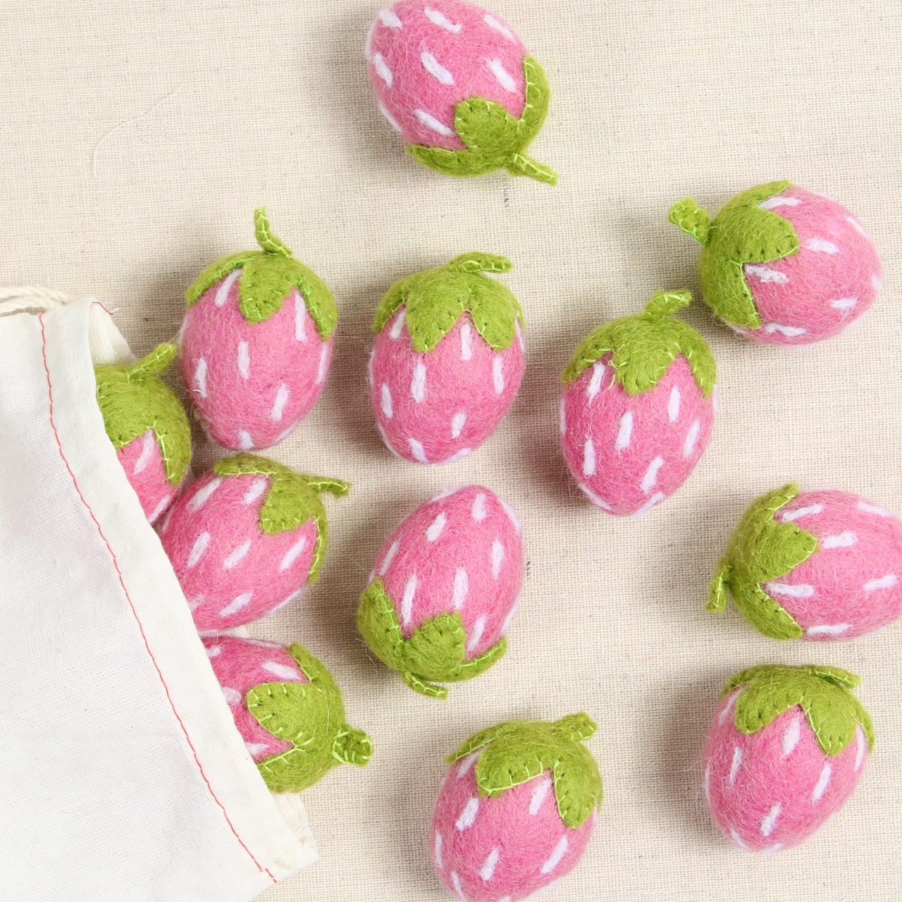 Strawberries, Taffy Pink – Benzie Design