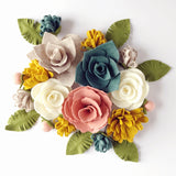 Succulent Rose Felt Flower Kit