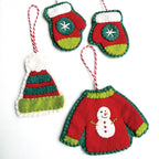 Felt Mittens, Hat, and Sweater Pattern