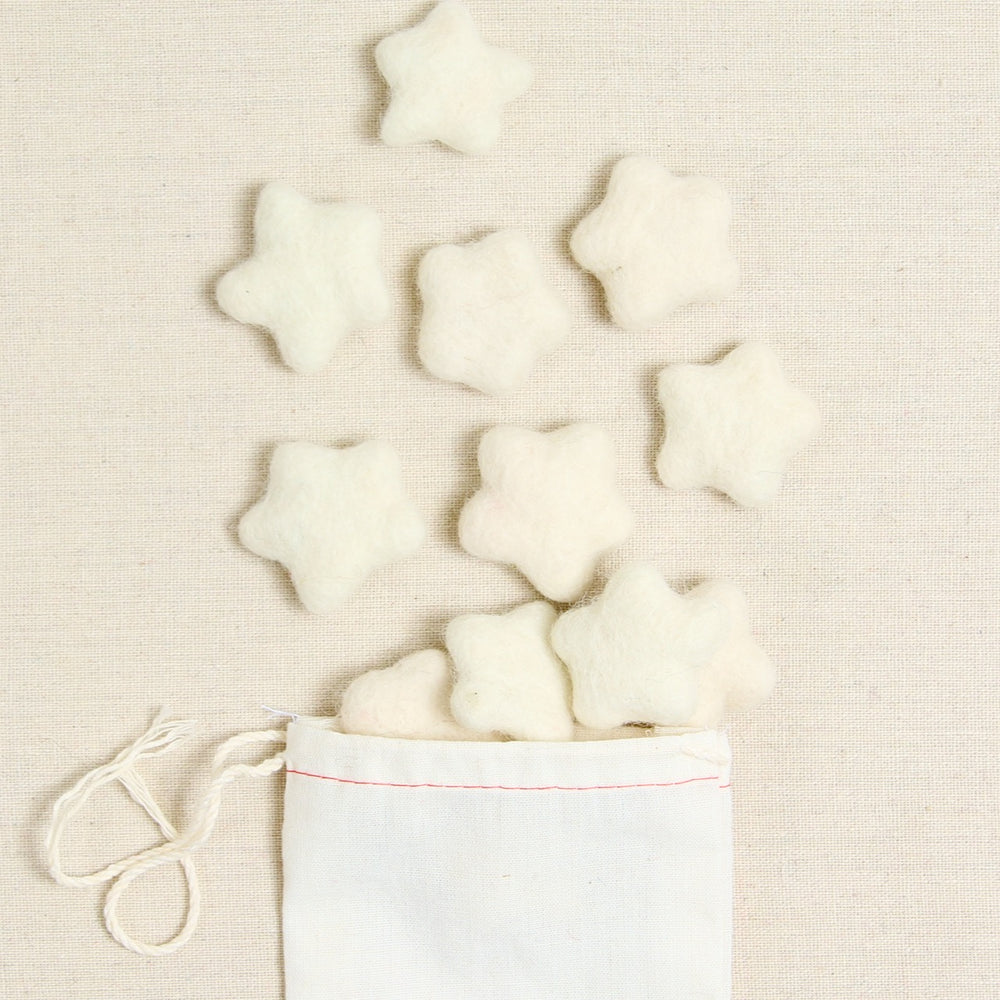 Small Withe Stars Tiny Stars, White – Benzie Design