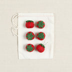 Tomato Pin Cushion, Felted Shapes