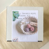 Twined Woven Rope Bowl Kit