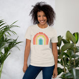 Cross Stitch Rainbow Tee