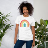 Cross Stitch Rainbow Tee