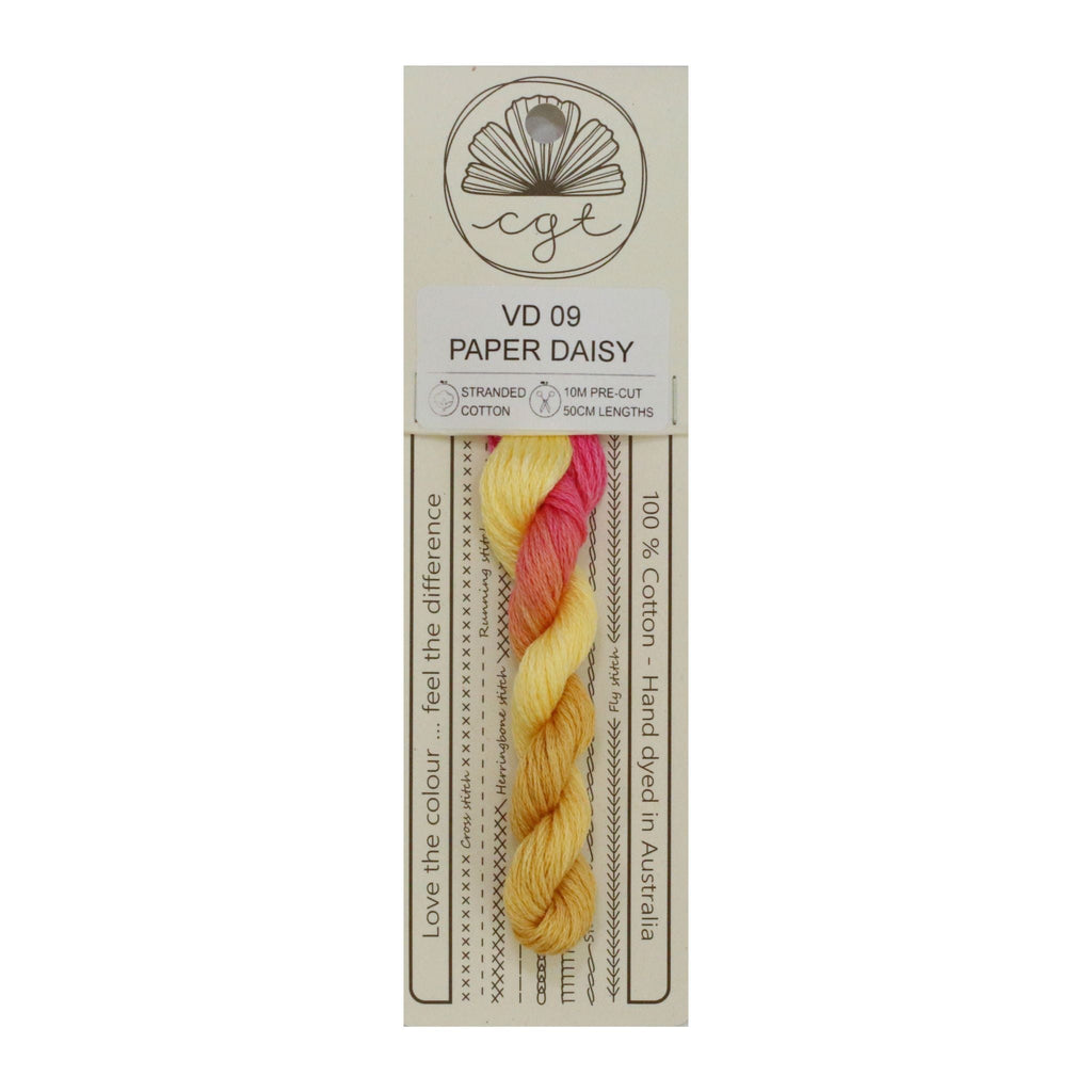Variegated Floss, Paper Daisy VD09