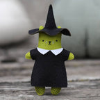 Witch Cat Felt Doll Kit
