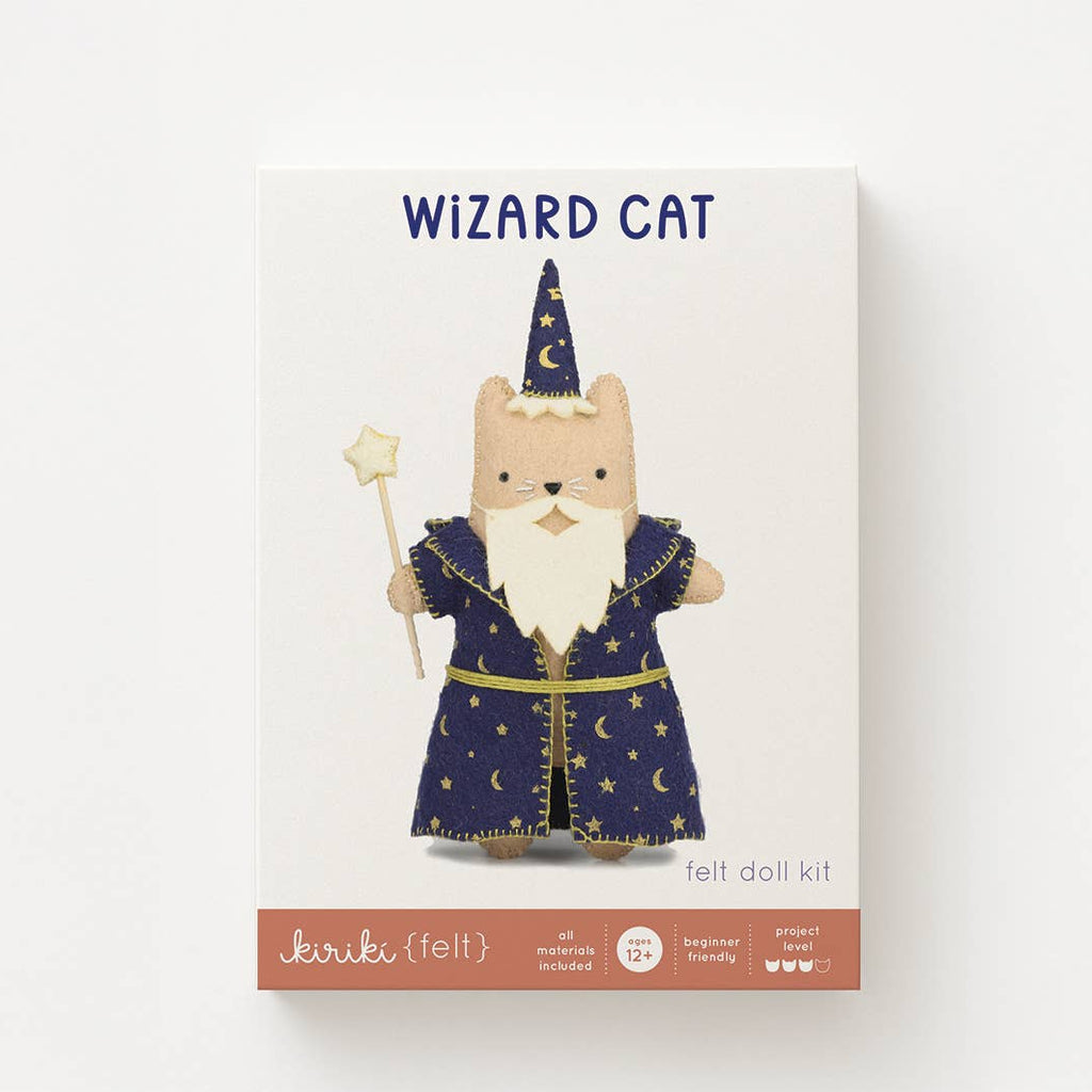 Wizard Cat Felt Doll Kit