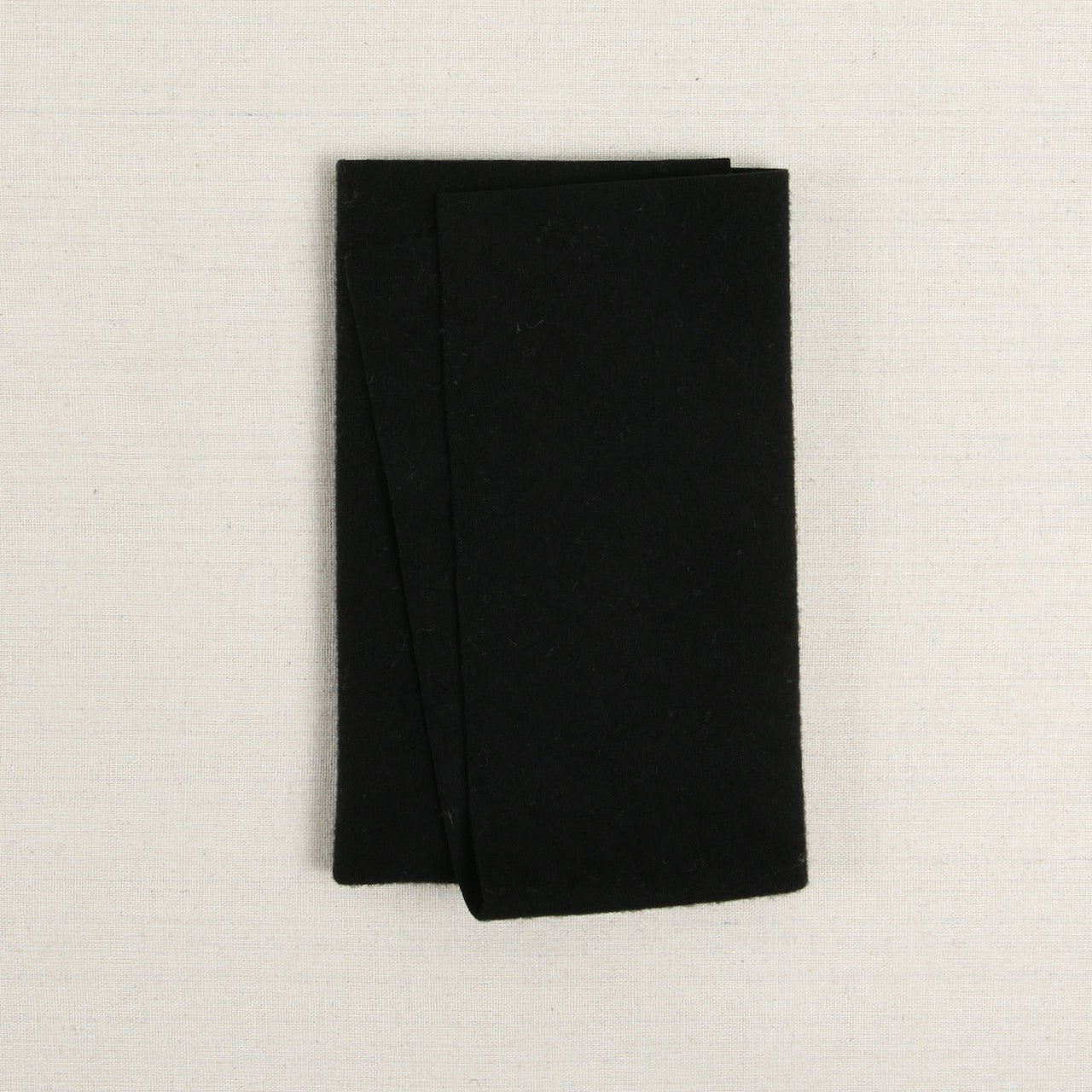 Felted Wool Black, Solid