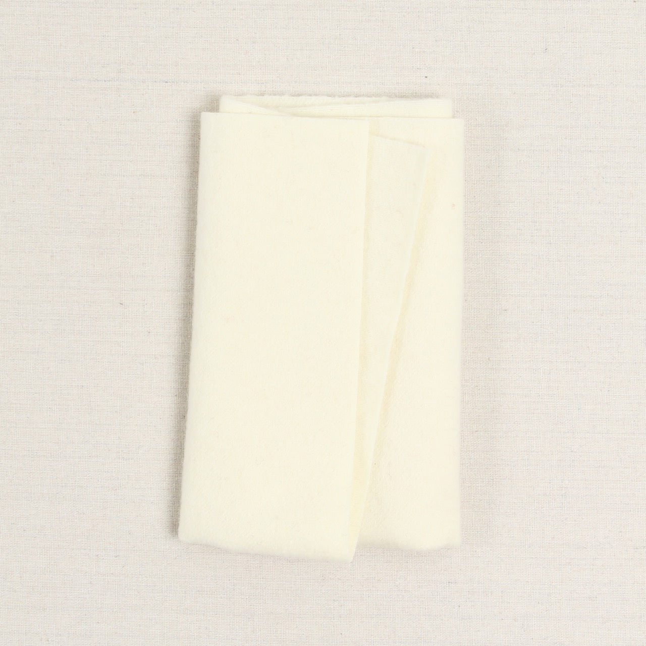 Felted Wool Ecru, Solid