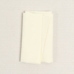 Felted Wool Ecru, Solid