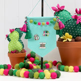 Big Felt-fetti Banners, die cut shapes