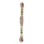 brown embroidery floss, gray embroidery floss, DMC 07