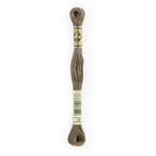 brown embroidery floss, gray embroidery floss, DMC 08