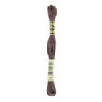 brown embroidery floss, gray embroidery floss, DMC 09
