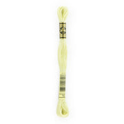 DMC Embroidery Floss, Yellow Palette - 10 / Custard