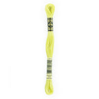 yellow embroidery floss, DMC 11