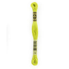 yellow embroidery floss, DMC 12