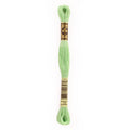 green embroidery floss, DMC 13
