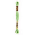 green embroidery floss, DMC 13