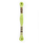 green embroidery floss, DMC 15