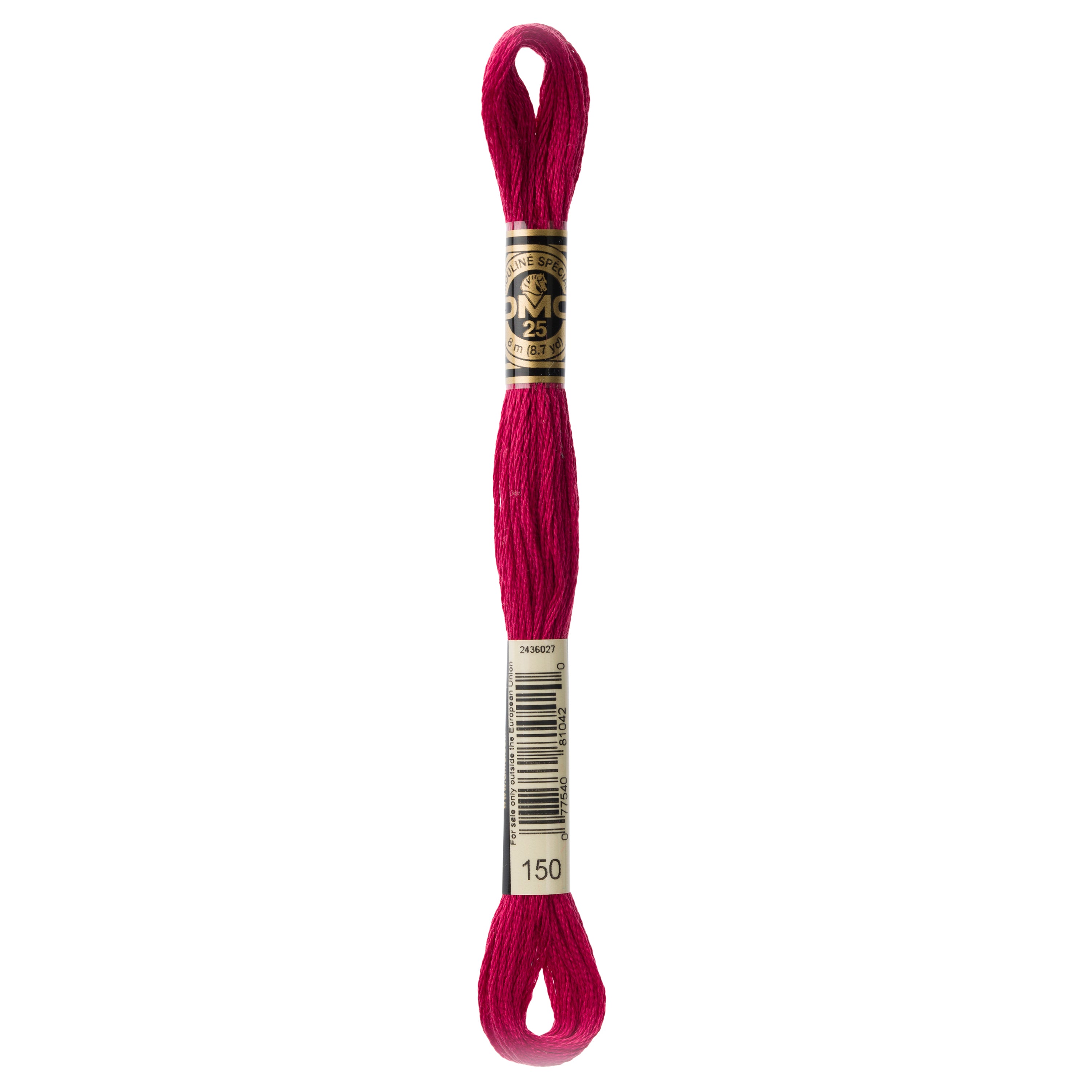pink embroidery floss, red embroidery floss, DMC 150