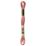 pink embroidery floss, DMC 152, Rosewood