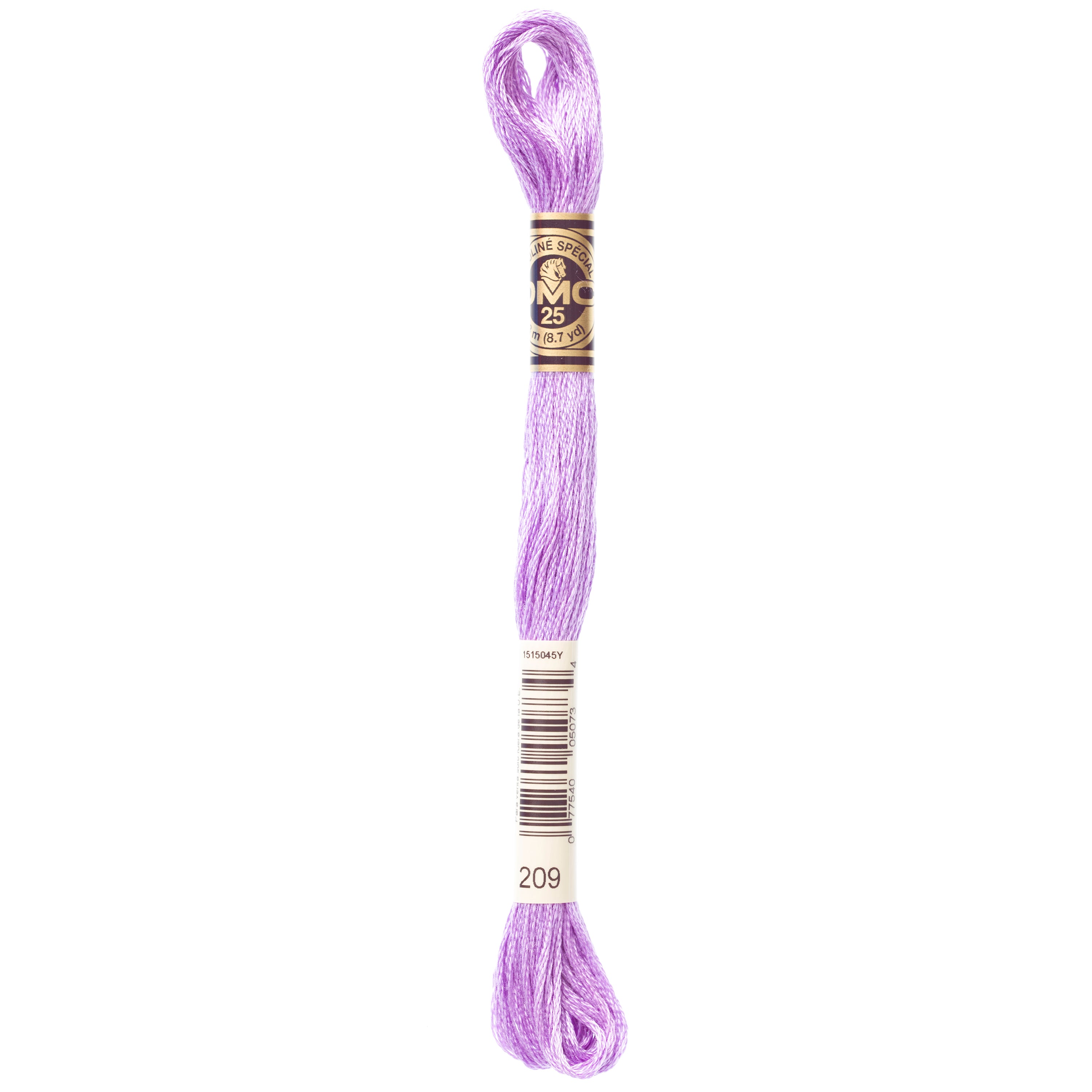 purple embroidery floss, DMC 209
