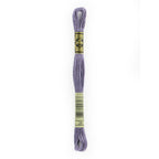 purple embroidery floss, DMC 28