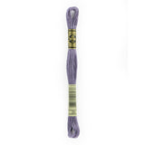 purple embroidery floss, DMC 28