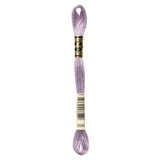 purple embroidery floss, DMC 3042