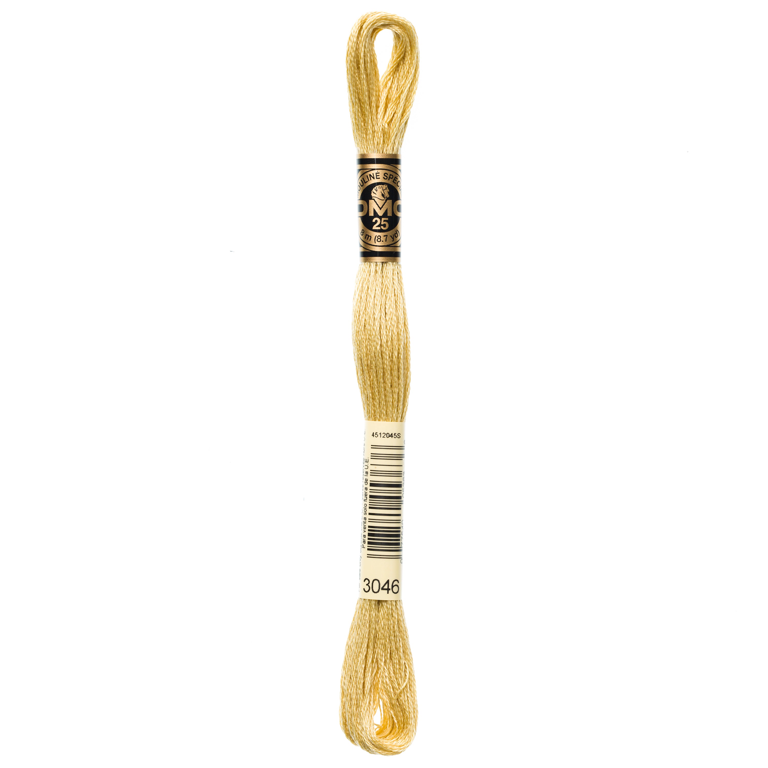 brown embroidery floss, tan embroidery floss, DMC 3046