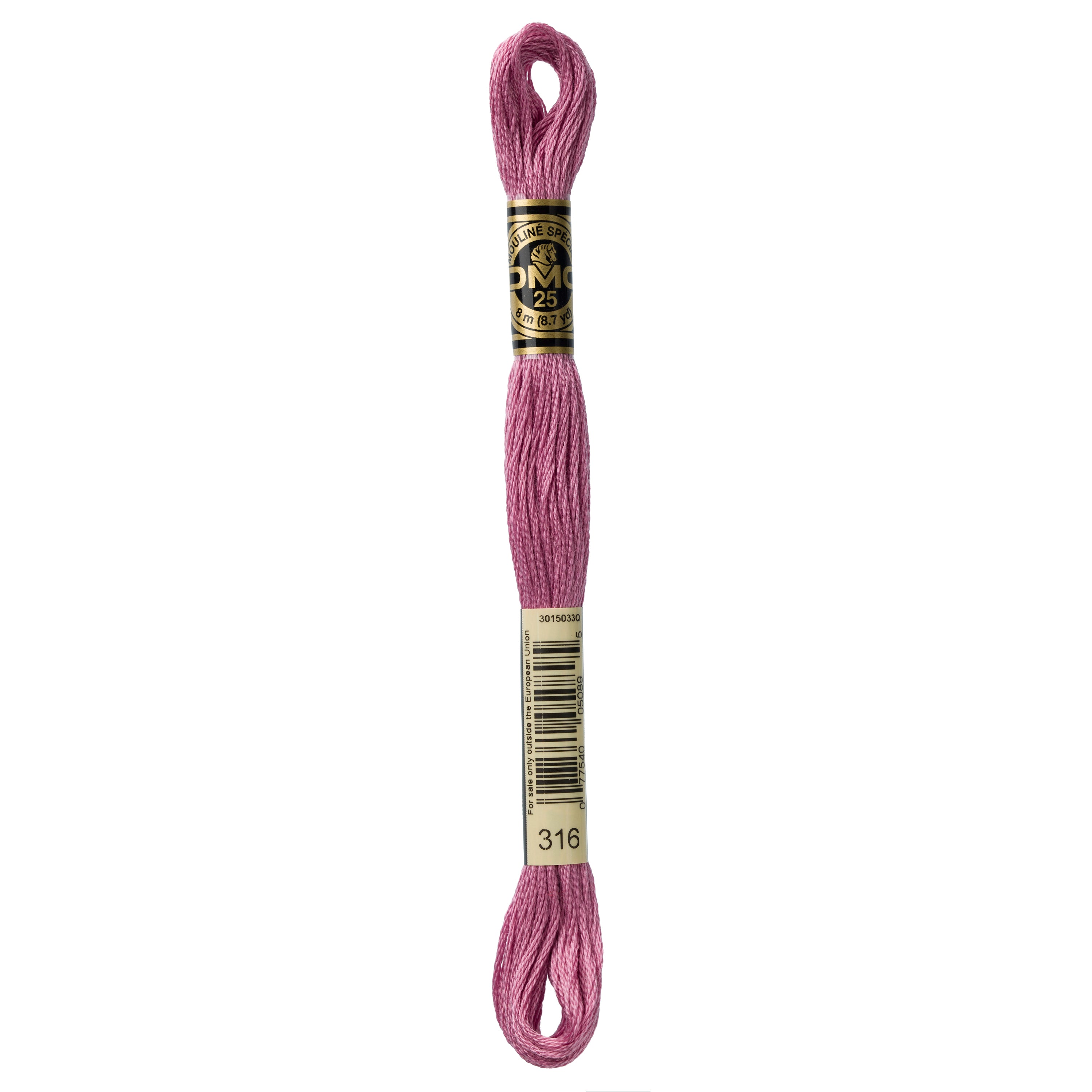 purple embroidery floss, DMC 316